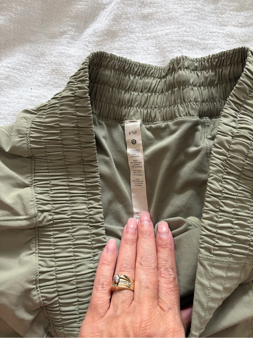 lululemon athletica Olive Green Run Shorts